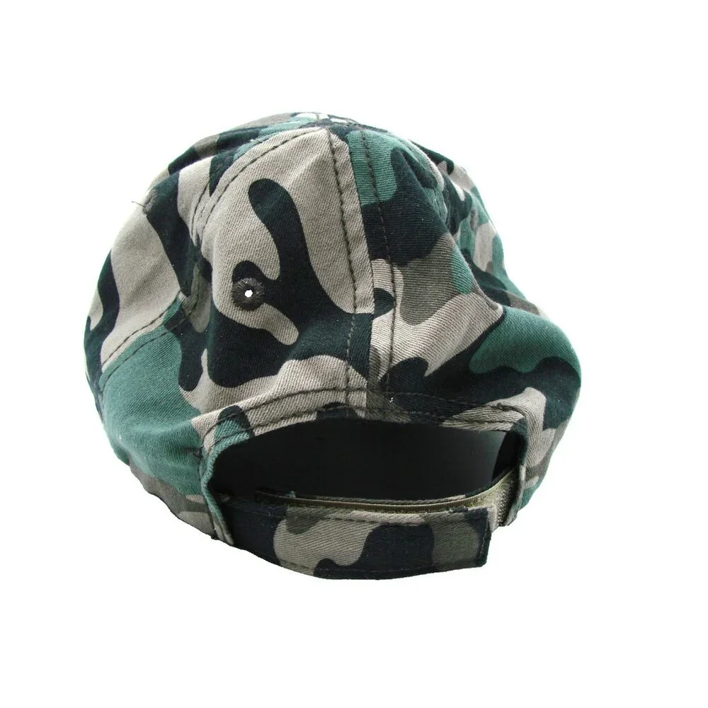 John Deere Youth Hat Ballcap Camo Baseball Hat One Size Camouflage Adjustable